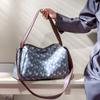 Printed Large-capacity Tote Bag for Women's Winter, High-end Quality, Niche Commuting Single-shoulder Crossbody Bag
