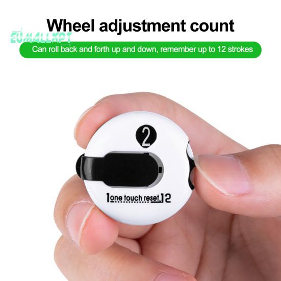 Golfräknare med ett tryck för återställning - Kompakt storlek, Bärbar, Golfräknare Klicker, Spelresultaträknare