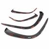 4pcs/Set Black Car Front Rear Bumper Fog Light Eyebrow Eyelid Cover Trim ABS Fit for Mercedes Benz GLE W167 V167