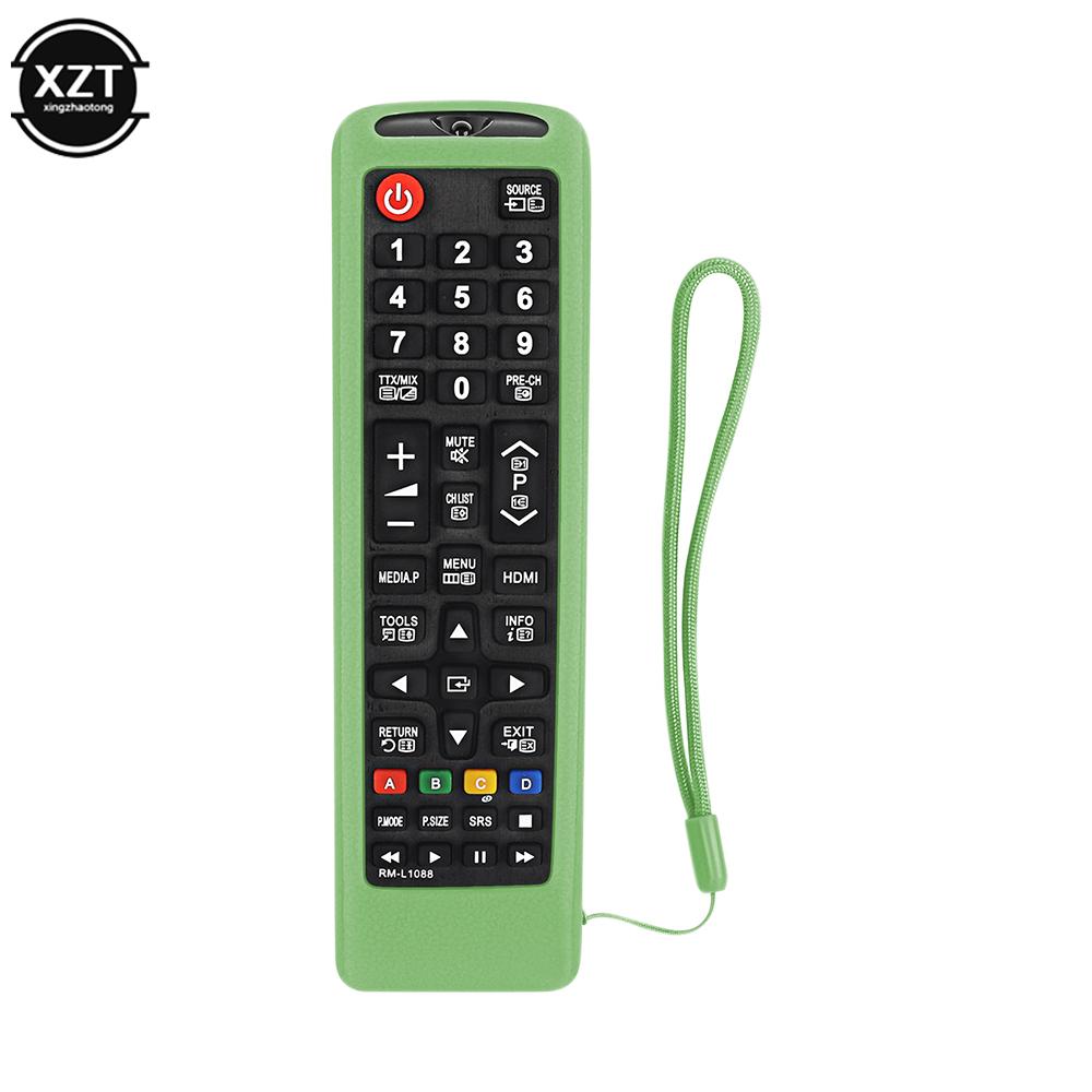 TV Remote Control Case With Anti-Fall Hapo Dustproof Protective Durable Silicone Soft Solid Home For Samsung AA59-00816A 00611A
