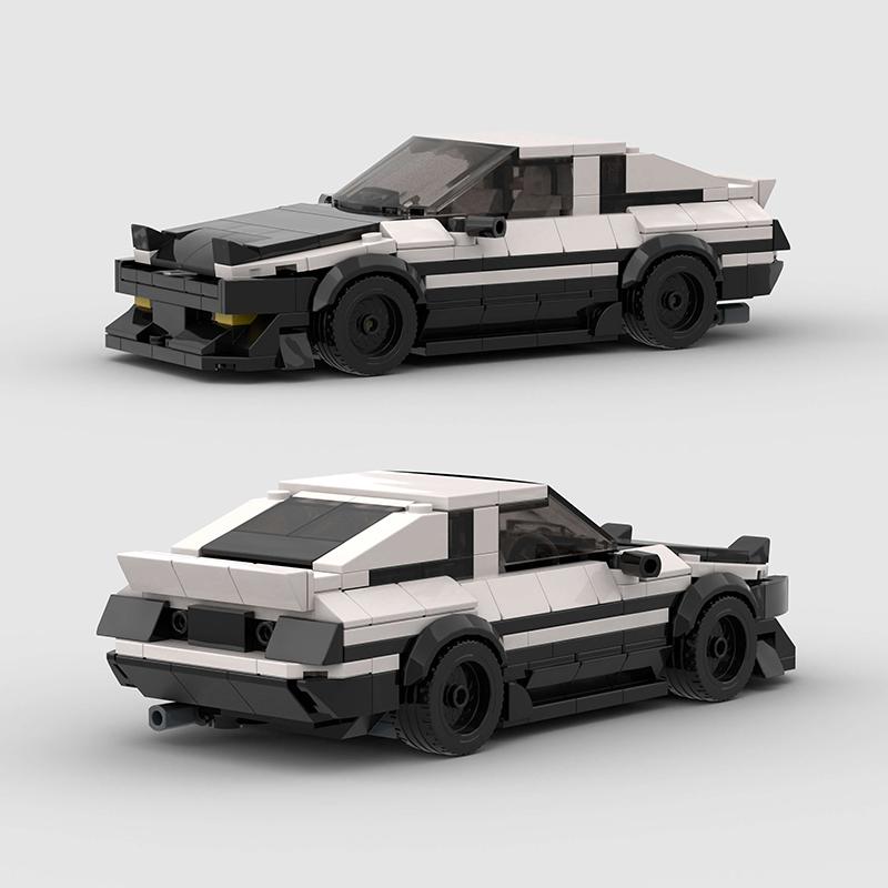 Interesting Toys Boys Moc Racing Car City Sports Ae86 Gt-Apex Building Blocks Bricks Supercar Racers Technical Vehicle Kids Toy