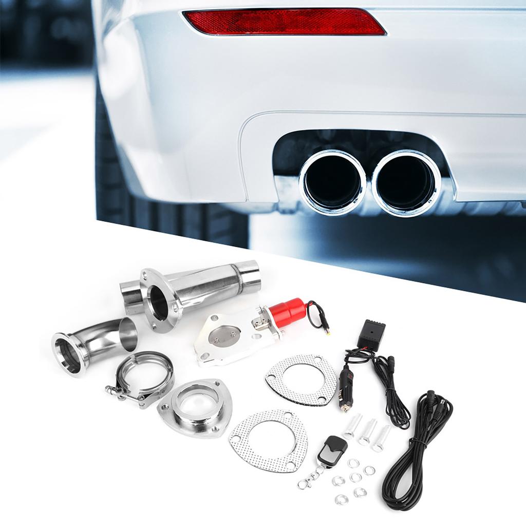 2,25palcový Univerzální Elektrický Výfukový Ventil pro Úpravu Auta Dálkové Ovládání