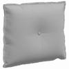 Back Cushion Cloud Grey 60 X 19 X 50 Cm Fabric
