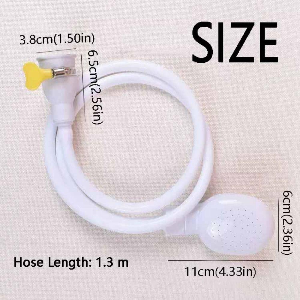 Flexible Pet Faucet Sprayer 360° Rotation Pet Shower Sprinkler Hose Pet Washing Spray  Hair Washing