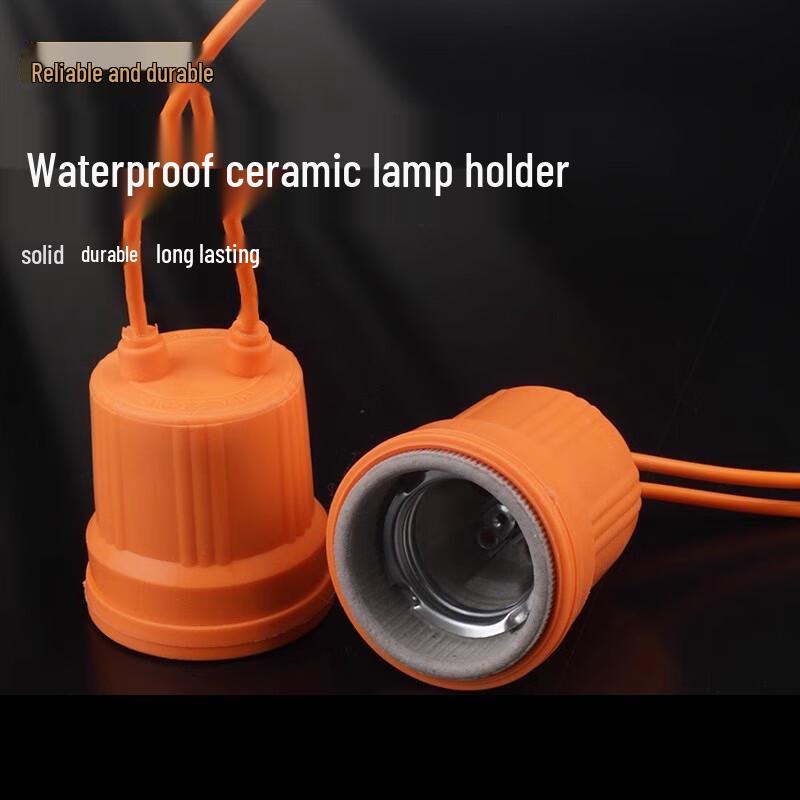 Support de lampe céramique étanche extérieur E27