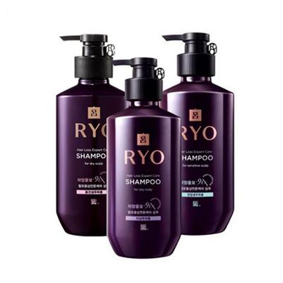 Ryo Jayangyunmo plaukų slinkimo simptomų priežiūros šampūnas Plaukų slinkimo priežiūra, Ryo Jayangyunmo 9EX šampūnas 400ml Ji Seong-yong