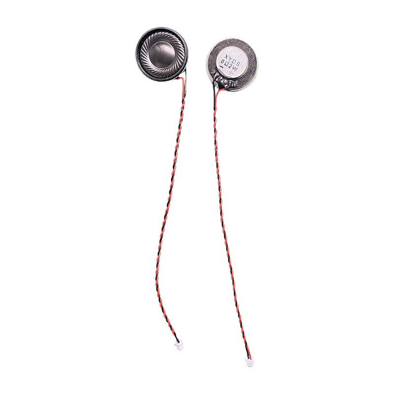 

28MM Round Iron Shell Speaker, 8 Ohm, 2W, for Walkie-talkie and Alarm Systems