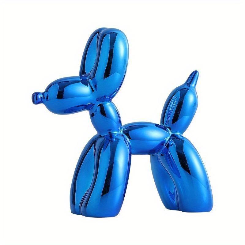 Nordic Mini Balloon Dog Small Ornaments Resin Living Room Desktop for Office Study Children's Room Home Decorations