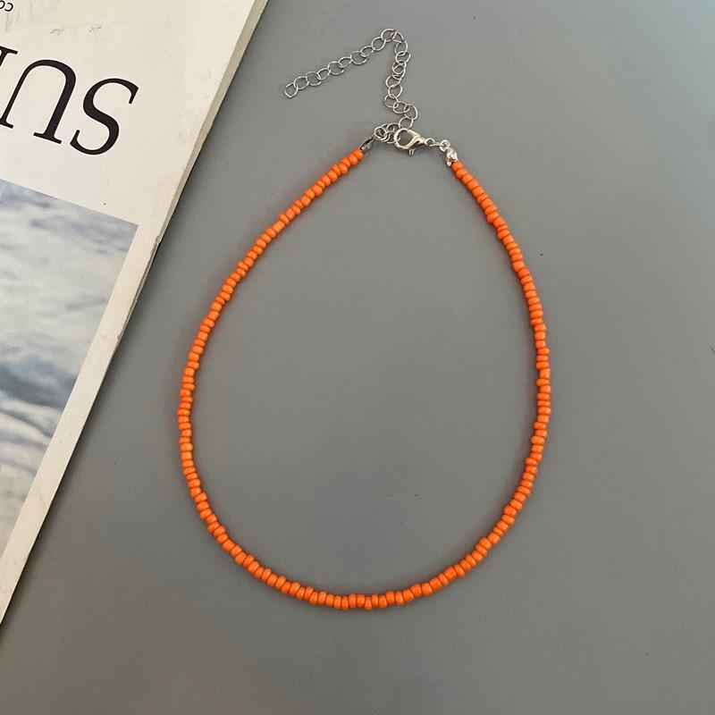 New Seed Beads Bohemia Choker Chain Fashion Charm Collar Colorful Handmade Colar Collar Necklace Jewelry Femme