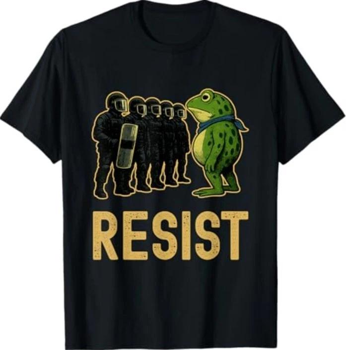 Resist Frog T-Shirt L