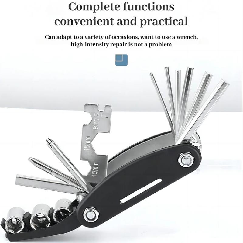 Clé multifonction pour VTT, tournevis, outils de réparation de moto, 16 en 1