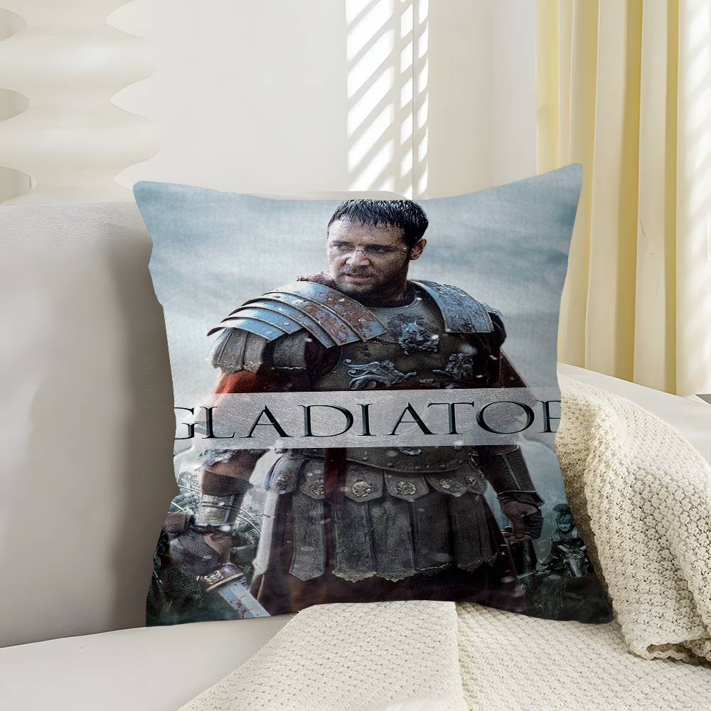 Gladiator Classic Movie Personalized Pillow Dust Cover Bedroom Kids Party Decoration Pillowcase Birthday Children Gift