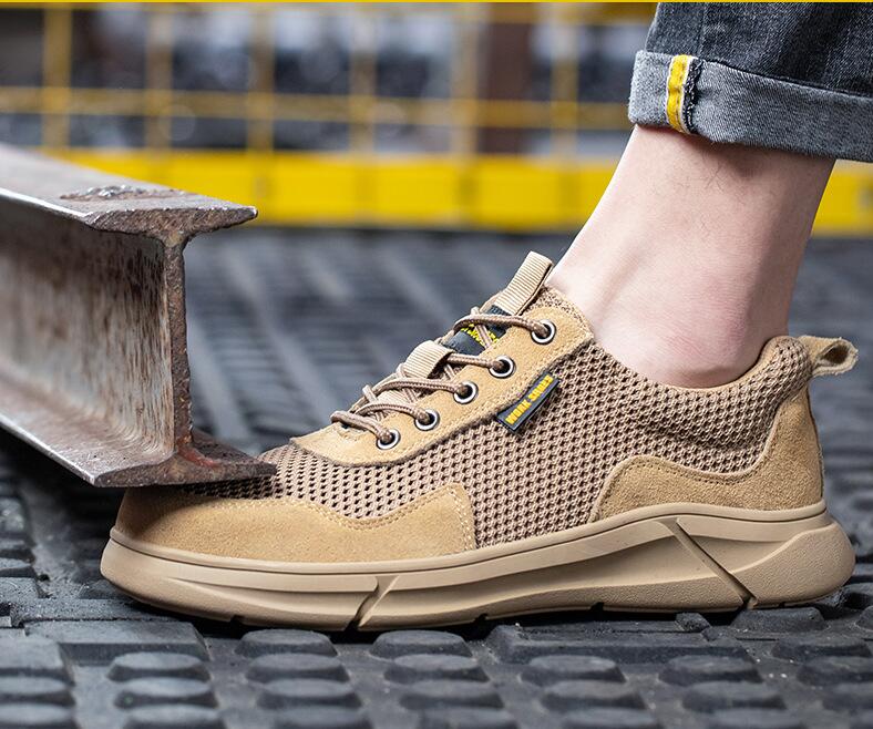 Safety Shoes Man for Work Man's Safety Working Shoes Working Lightweight Work Wear Industrial Security-Protection