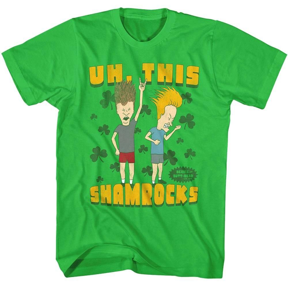 Beavis and Butthead Uh This Shamrocks Men T Shirt M