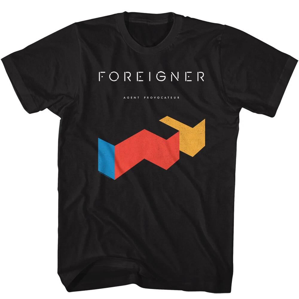 Foreigner Agent Provocative Album Cover Men s T Shirt Rock Music Merch S