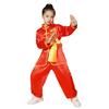 With Belt Kungfu Uniform Long Sleeves Tai Chi Uniform Fashion Wushu Costume  Kids Boys Girls
