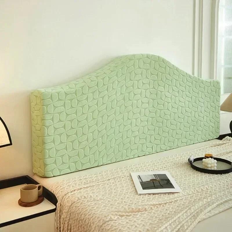 120/150/180/200/220cm Full-inclusive Bedhead Cover Solid Color Bedside Backrest Protection Headboard Dust Cover Bedroom Decor