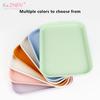 1PC Square Stainless Steel Cosmetic Storage Tray Nail Art Equipment Plate Tools Dental&False Nails Nail Decorations Display Tray