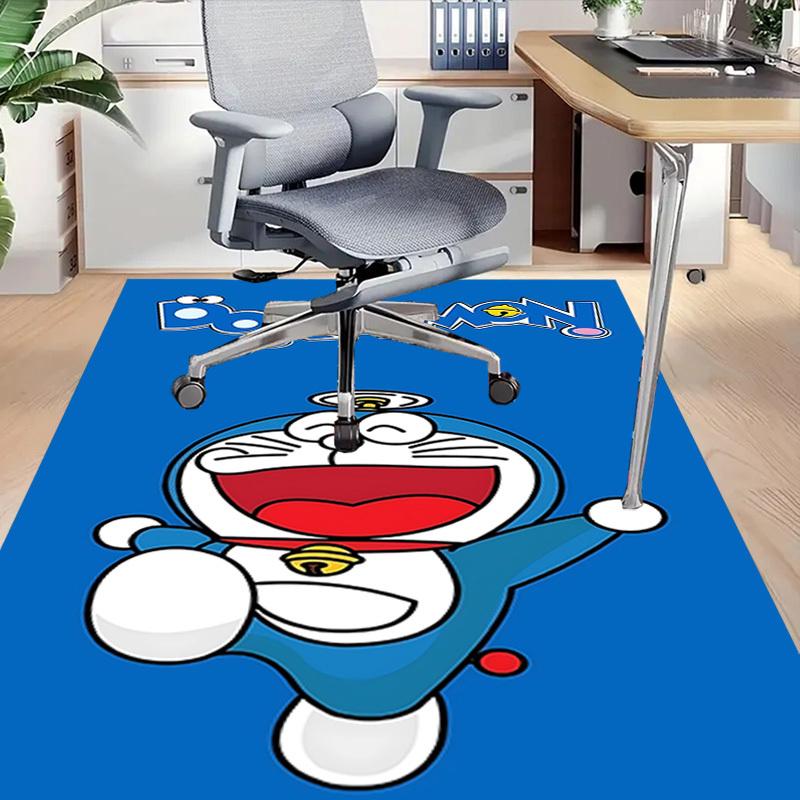 1pc Doraemon Carpet Anti Slip Polyester Floor Mat for office.Bedroom