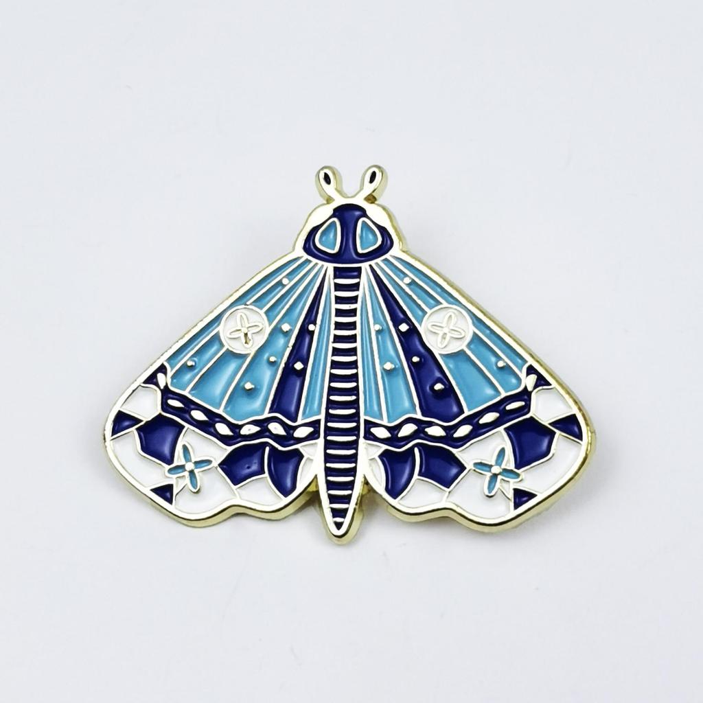Cartoon Butterfly Brooch for Girls' Backpacks - Cute Floral Pattern Badge In Stock