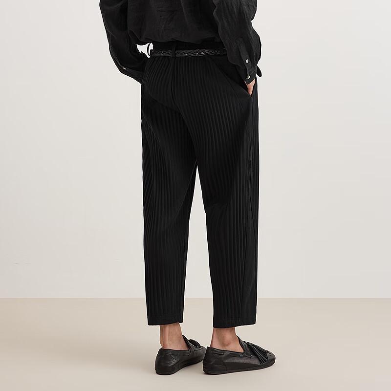 CROQUIS Men's 2025 Spring Knitted Tapered Casual Pants