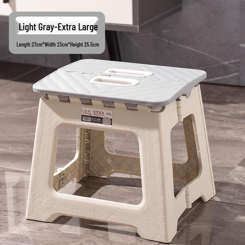 Thickened Plastic Folding Chair for Kids - Portable Indoor/Outdoor Stool