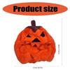 Eye Catching Cartoon Plush Cover Lovely Motorcycles Helmets Cover Portable Pumpkins Shape Cover for Costume Parties