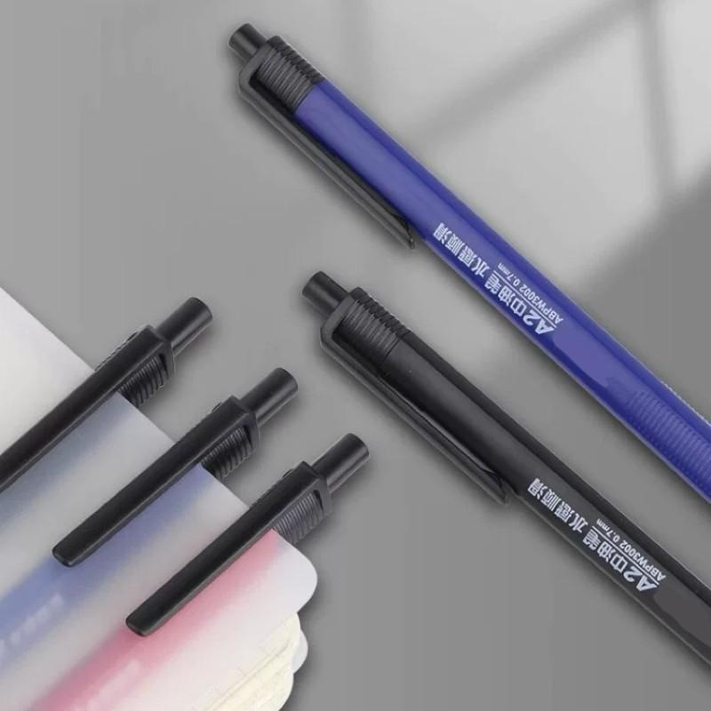 

0.7mm Press-type Ballpoint Pen: Smooth Oil-Based Ink in Black, Blue, Red for Students & Office Use 0.7mm чёрный