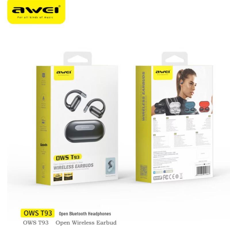 AWEI T93 Open-Ear Bluetooth Headset