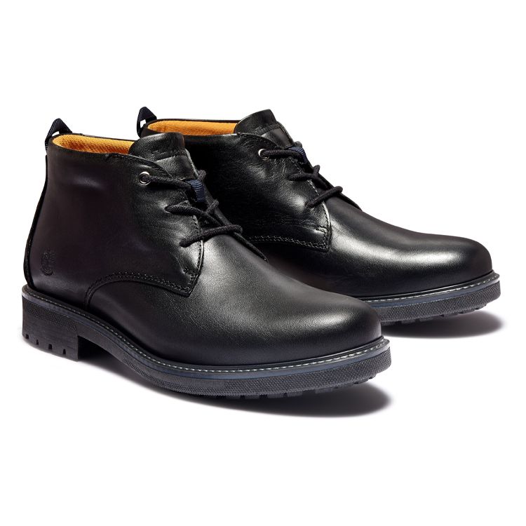 Timberland Newtonbrook Comfortable Mid-Top Casual Men Sneaker Black A2KCW001