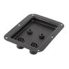 Junction Box 4 Core Socket Jack Plate Dual 6.35 Plug Speaker Junction Box for Stage Sound and Recording Studio
