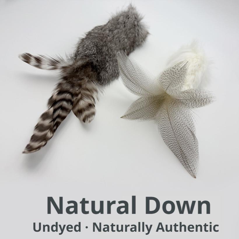 Faux Rabbit Fur Feather Interactive Pet Toys Cat Dog Kitten Hunting Toy Soft Plush Fluffy Cat Kicker Toy Simulation Bird Cat Toy