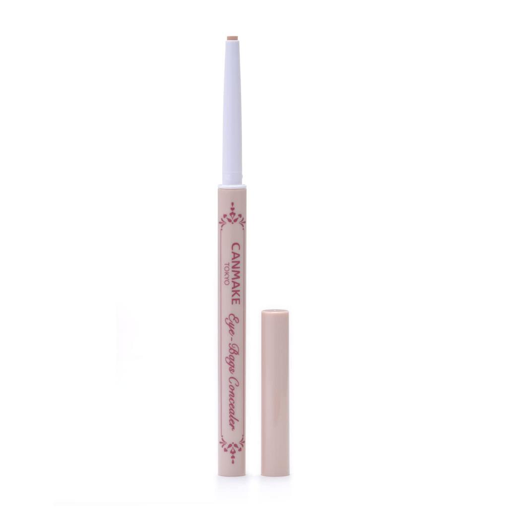 CANMAKE Pencil Eye Bag Concealer 02 Pink Beige Under Eye Bag Under Eye Bag Makeup Waterproof Age Spots Acne Scars Blue Base 1 pc (x 1)