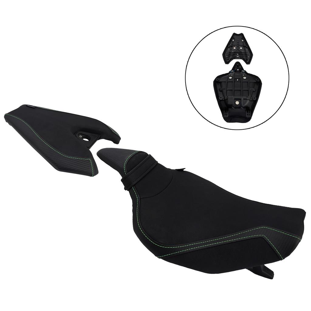 Front&Rear Raider Passenger Cushion Kit Black For Kawasaki Z1000 2014-2025 2024