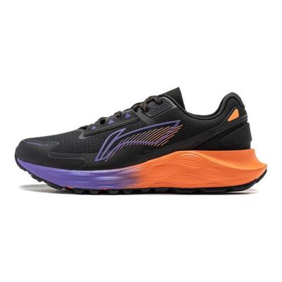 Yufeng Comfortable Versatile Shock Absorbing Non-Slip Wear-Resistant Low-Top Running Shoes Men Sneaker Black Orange Purple ARST055-3