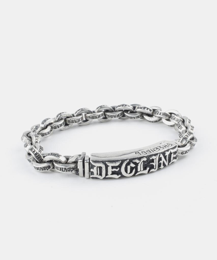 Sheen666 580 Silver Bracelet Decline Clasp