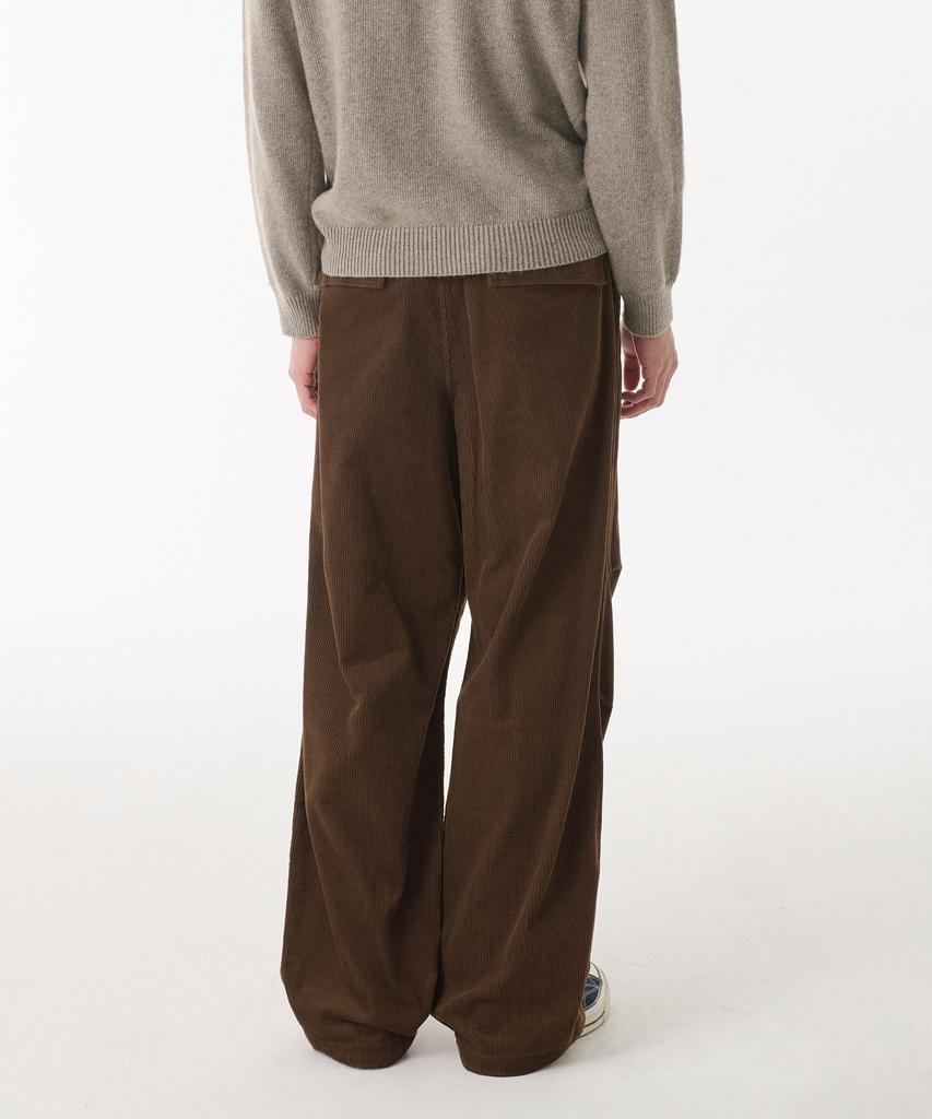 MUSINSA STANDARD Corduroy Parachute Pants [Brown]