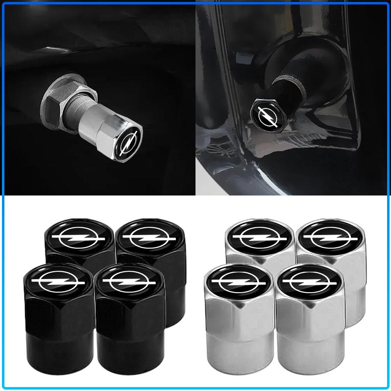 Tampas de Válvula de Pneu de Roda de Carro Com Estilo Automotivo Para Opel crosa d astra h insignia astra j zafira b mokkaastra vivaro astra g