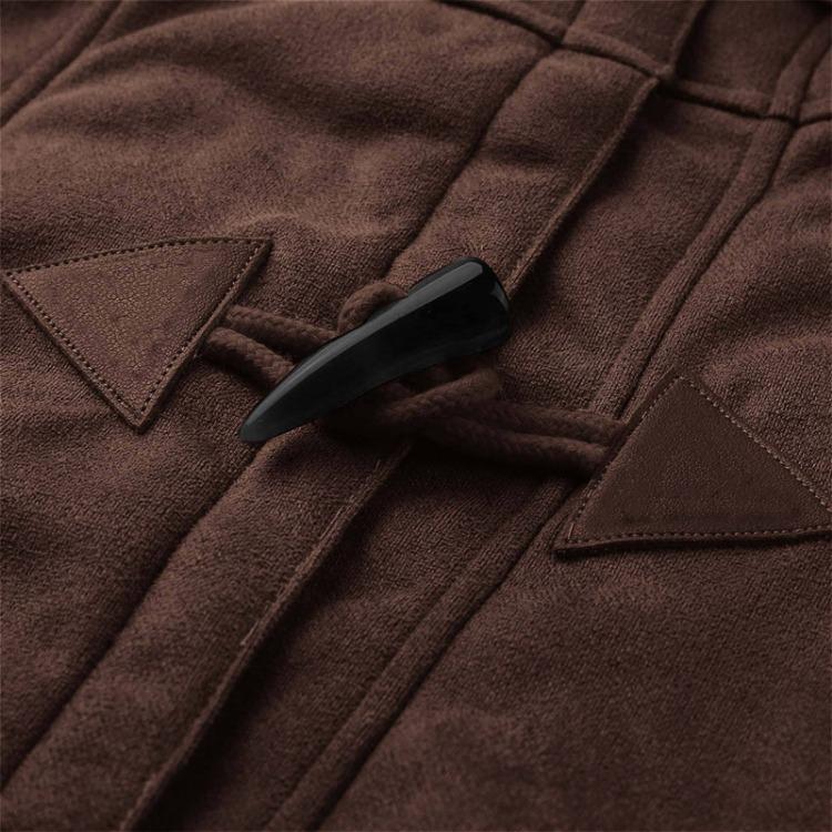 Dámské ležérní módní svrchní oblečení s dlouhým rukávem, s kapucí, bunda, kabát, podzim, zima, jednobarevný potisk