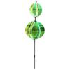 Rainbows Rotating Windmill Decorative Stake Reflective Outdoor Gazing Ball Wind Spinner For Garden Yard Patios Outdoor Use
