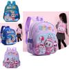 Fun And Functional Soft Polyester Lined Kids Backpack With Playful Cartoon Prints