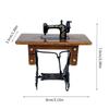 Realistic Miniature Sewing Machine Dollhouses Decors Retro Design for Nostalgic Collectors and Home Decoration