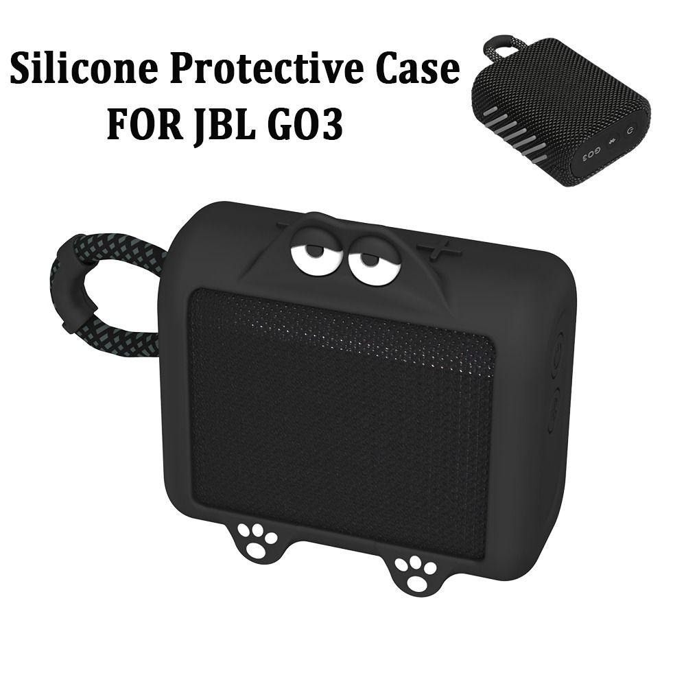 Cartoon Protective Sleeve Silicone Dustproof Cover Speaker Case for JBL GO3 Speaker Accessories