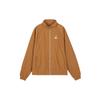 Jordan Jackets Men's Brown Yellow Stand Collar Moderate Other DH9038-241