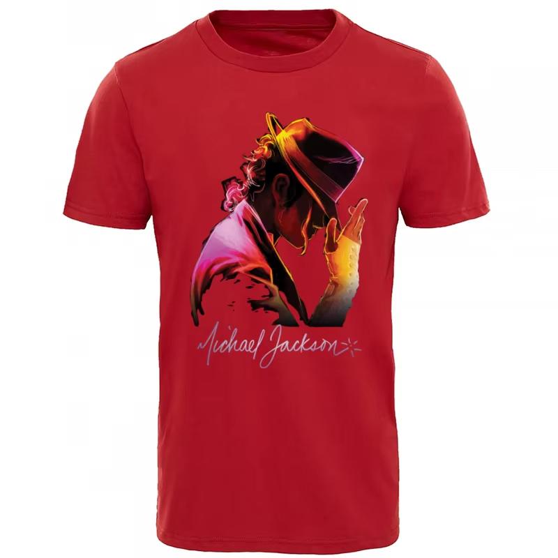 Michael Jackson T Shirt Brand New Fashion Men Tshirts Musician Hip Hop Short Sleeve Crazy Tshirt pure Cotton O Neck Mens Tops