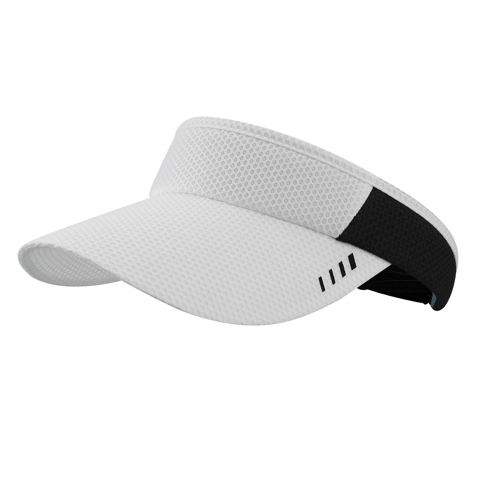 

Croogo Солнцезащитный козырек с широкими полями для большинства женских размеров, Защита от солнца, Защита от ультрафиолета, Бег, Спорт, Гольф, Джоггинг, (G-DSKD1-Белый)