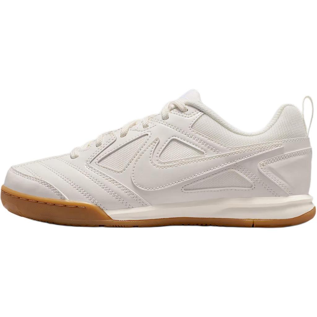 Nike Gato Series LV8 Comfortable Versatile Fashion Breathable Low-Top Kids Soccer Shoes Kids Soccer Shoes Off-White Brown II7084-100