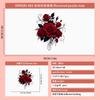 Valentine Rose Black Leaf Wall Sticker Self Adhesive Removable Sweet Flower Decal Shop Display Home Decor