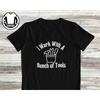 Funny Carpenter T Shirt I Work With Tools Handyunisex Vintage Unisex Graphic Homme Designer Clothes Slightly Fashion