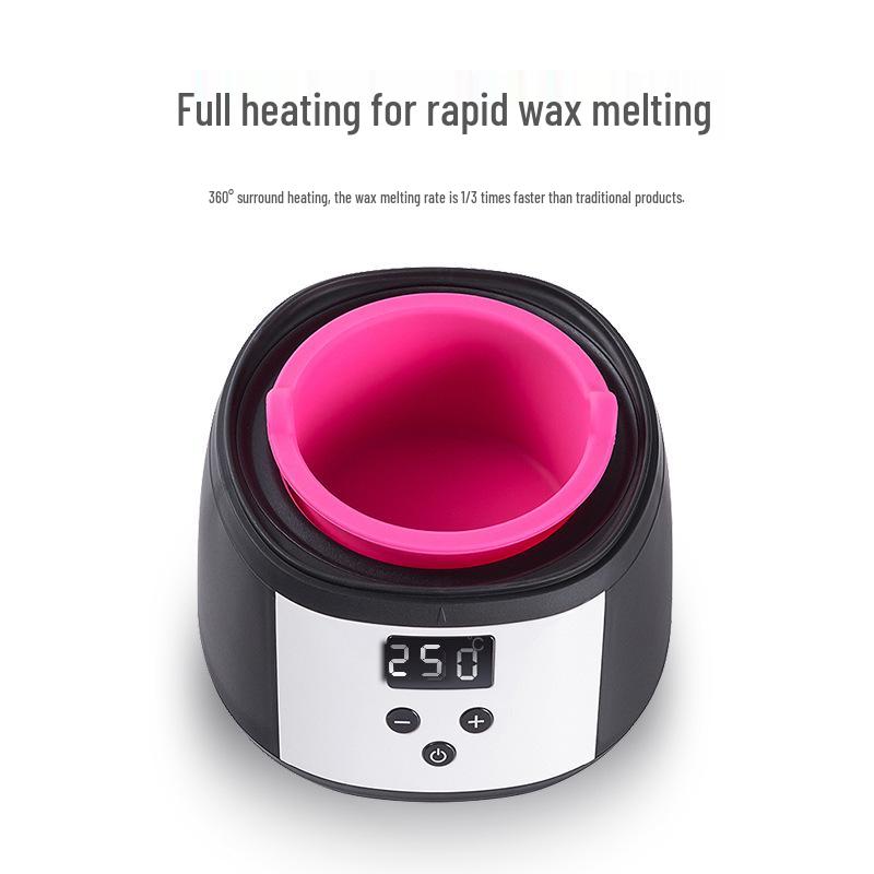 Silicone Wax Melter 500cc, 100W High Power Rapid Wax Melting Machine for Depilatory and Beauty Therapy.
